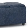 Avalon - Storage Ottoman - Denim Blue - Image 7