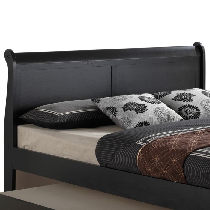 Full Trundle Bed With Storage Classic - Black - Image 6