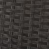 Puerta - Modern Accent Table With Durable Wicker - Dark Brown - Image 10