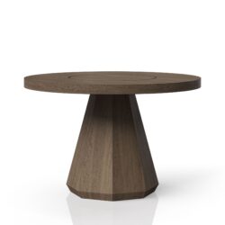Round Dining Table - Latte