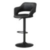 Swivel Stool Bar Height, Adjustable, Contemporary & Modern - Black - Image 7