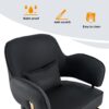 Elegant Barber Chair, Salon Chair For Hair Stylis, With Heavy Duty Hydraulic Pump Adjustable Barber Chair For Beauty Salon Spa Equipment - Golden / Black - Image 8