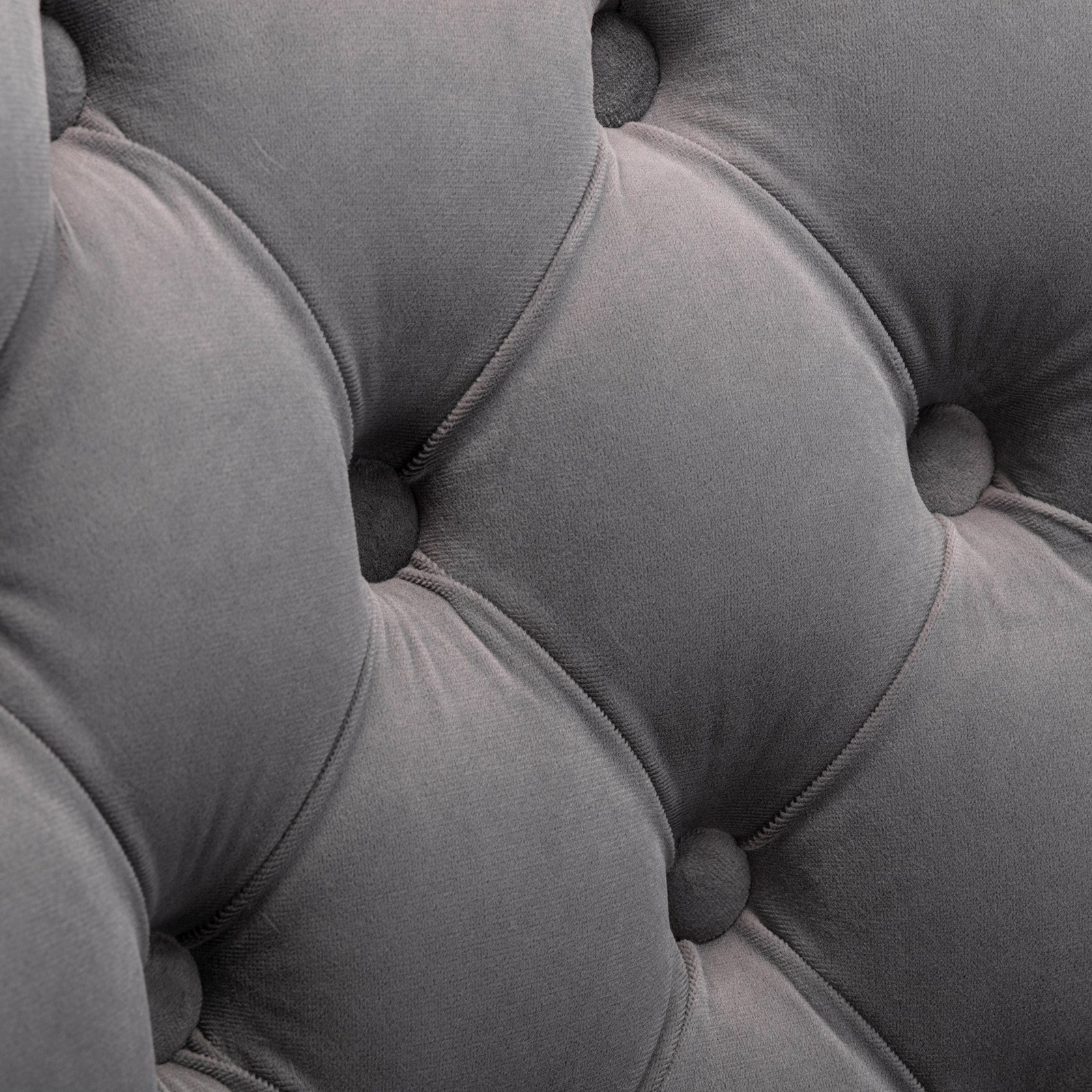 Swivel Velvet Barstools Adjusatble Seat Height, Modern Upholstered Bar Stools With Backs Comfortable Tufted For Home Pub And Kitchen Island (Set of 2) - Gray - Image 10