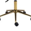 Modern Home Office Desk Chair With Wheels, Swivel, Height Adjustable - Beige - Image 26
