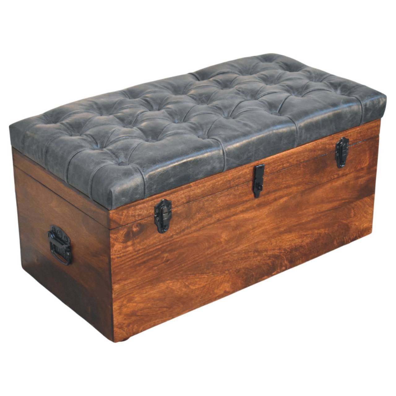 Buffalo - Hide Storage Trunk - Brown - Image 9