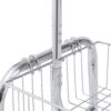 Heavy Duty Iron Garment Rack With Basket On Wheels - Silver - Image 7