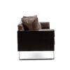 Contemporary Oversized Loveseat Upholstery And Accent Pillows - Dark Brown - Image 8