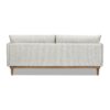 Haven - Flange Arm Oak Sofa - Marled Gray - Image 8