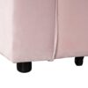 Multi Functional Sofa Bed With Cup Holder And USB Port For Living Room Or Apartments - Pink - Image 23