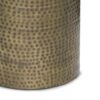 Corbin - Metal Side Table - Hammered Antique Gold - Image 4