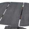 Rustic Extendable Dining Table With Pedestal Base - Gray - Image 5