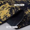 Maval - 2' X 3' Washable Area Rug - Black / Gold - Image 5