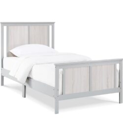 Connelly - Reversible Panel Twin Bed - Gray / Rockport Gray