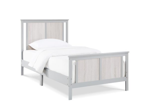 Connelly - Reversible Panel Twin Bed - Gray / Rockport Gray