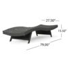 Salem - Chaise Lounge - Gray - Image 3