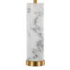 Marabella - Contemporary Marble Table Lamp (Set of 2) - Brass / White - Image 4