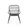 Monsoon Outdoor Accent Chair With Open Weave Design - Gray - Image 6
