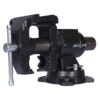 5" Multi Jaw Rotating Bench Vise, 360 Degree Swivel Clamp Metal - Black - Image 4