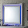 Elegant Transitional LED Accent Mirror 2 - Silver Champagne - Image 5