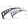Weather Resistant Polycarbonate Canopy Outdoor Shade Cover For Robotic Lawn Mowers - Black - Image 3