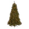 Noble - 7' Hinged Christmas Tree With 500 Clear Lights - Green - Image 6