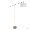 Casper - Contemporary Floor Lamp - Nickel / Off White - Image 3