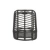 Sawtelle - Outdoor Wicker Barstools (Set of 2) With Faux Rattan And Iron Frame - Gray / Black - Image 8