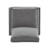 Modern Aluminum Lounge Chair With Rope Accents And Cushions For Indoor And Outdoor Spaces - Gray - Image 12
