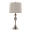Ashland - Contemporary Table Lamp (Set of 2) - Nickel / Light Gray - Image 2