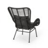 Outdoor Wicker Club Chairs With Cushions (Set of 2) - Gray - Image 9