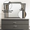 Kaitlyn - Mirror With LED - Silver Gray - Image 4
