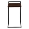 Accent Table, C - Shaped, Versatile Design - Espresso - Image 3