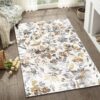 Sphinx - Indoor & Outdoor Washable Non Slip Accent Rug - White / Gray - Image 4