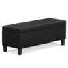 Afton - Storage Ottoman Bench - Midnight Black - Image 9