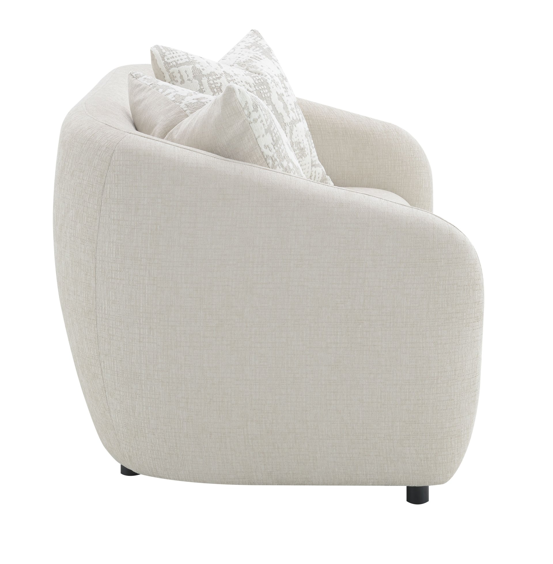 Etienne - Loveseat With 3 Pillows - Beige - Image 3