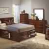 Marilla - Full Storage Bed - Cherry - Image 2