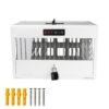 16 Bay Charging Cabinet For Laptop book, Locking Charging Station - White - Image 9