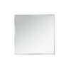 Square Mirrored End Table With Led Lights, Modern Side Table With Crushed Diamond For Living Room - Silver - Image 11