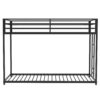 Adam - Twin Over Twin Bunk Bed - Black Metal - Image 12