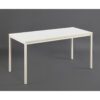 Harry - Contemporary Wood And Metal Computer Desk With Water And Heat Resistance - Ivory - Image 4
