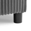 Sectional With Bluetooth Speakers L Shaped Couch With Console USB Charger, Cup Holders Storage Ottoman Deep And Wide Seat Cloud Sofa - Dark Gray - Image 12