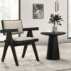 Jasper - 3 Piece Arm Chairs And Console Table (Set of 3) - Ebony Black - Image 2