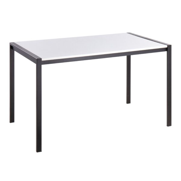 Fuji - Contemporary Dining Table - Black / White