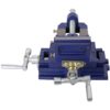 Industrial Quality Cross Slide Vise 3", Drill Press Metal Milling 2 Way X - Y - Blue - Image 2