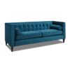 Jack - Modern Tuxedo Tufted Sofa - Teal Blue - Image 15