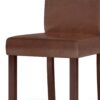 Acadian - Parson Dining Chair (Set of 2) - Distressed Saddle Brown - Image 2