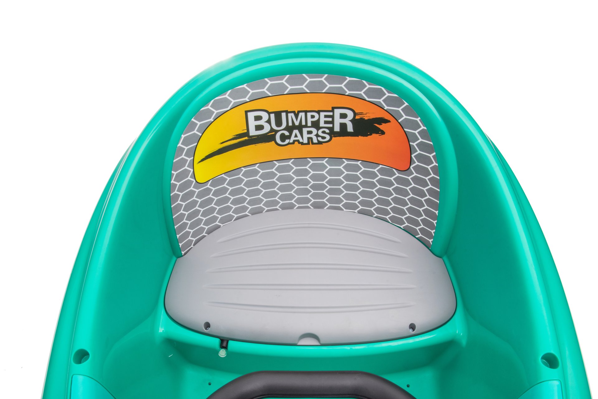 Bumper Car For Kids, 12V Dual Drive 1-6 Years Old Children's Electric Car With Pushrod Dinner Plate USB Bt Music Rocking Horse Mode Anti-Collision Bumper Ride On Car - Green - Image 20