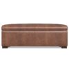 Gabbie - Rectangular Storage Ottoman - Brown - Image 2