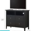 Charming TV Media Chest - Black - Image 10