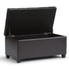 Sienna - Storage Ottoman Bench - Tanners Brown - Image 2